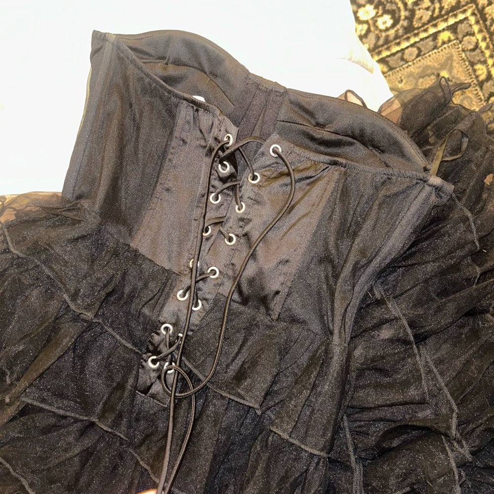 Gothic Corset Dress - Picture 3 of 3